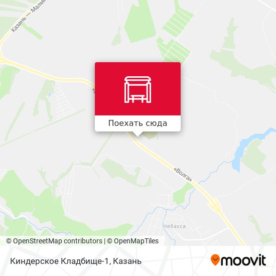 Карта Киндерское Кладбище-1