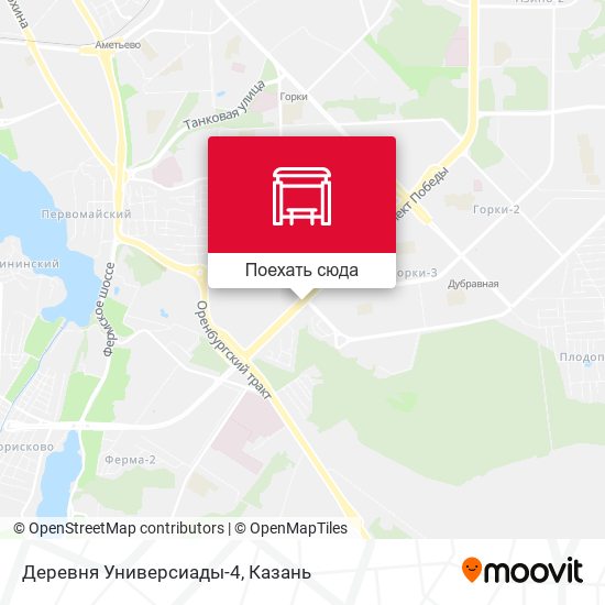 Карта Деревня Универсиады-4