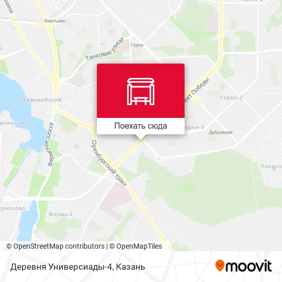 Карта Деревня Универсиады-4