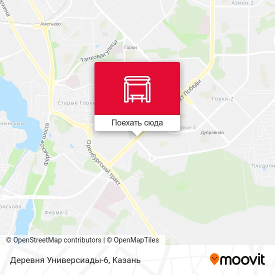 Карта Деревня Универсиады-6