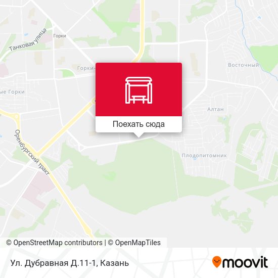 Карта Ул. Дубравная Д.11-1