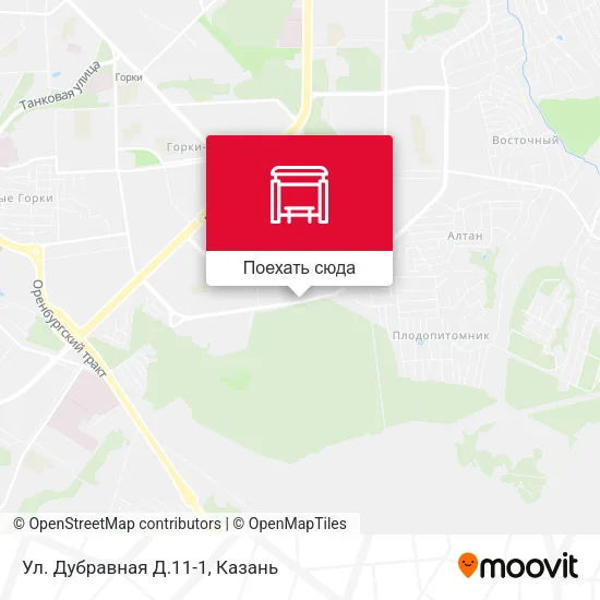 Карта Ул. Дубравная Д.11-1