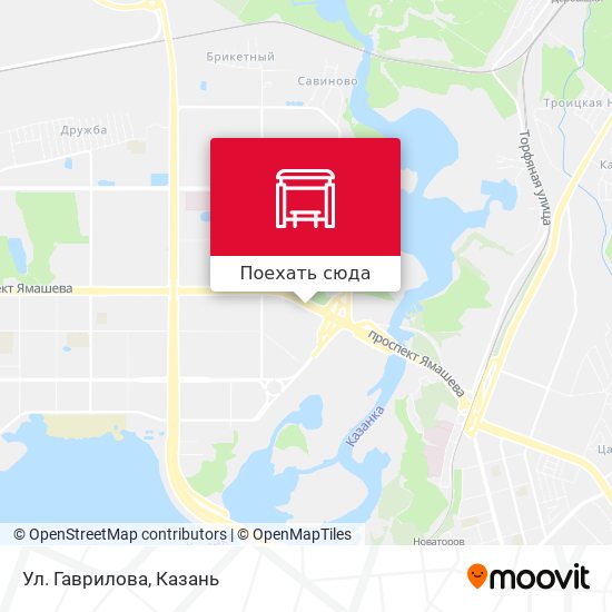 Карта Ул. Гаврилова