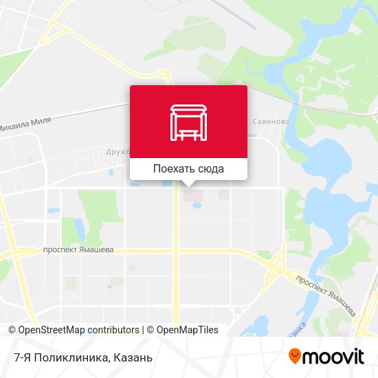 Карта 7-Я Поликлиника