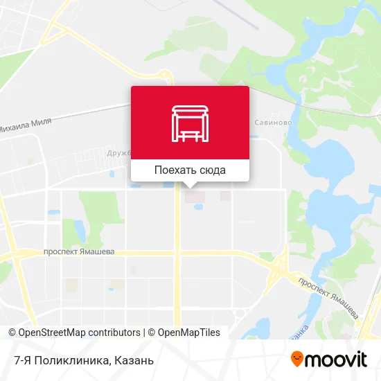 Карта 7-Я Поликлиника
