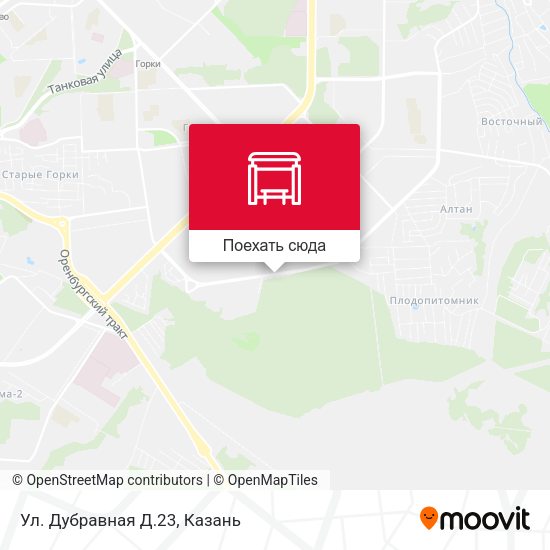 Карта Ул. Дубравная Д.23