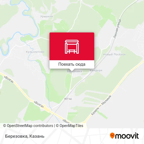 Карта Березовка