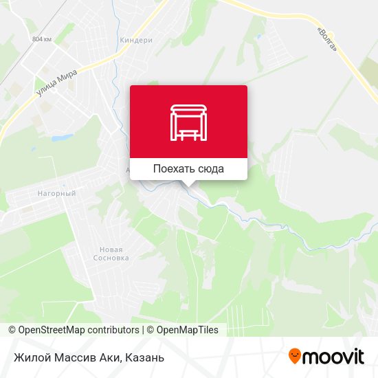 Карта Жилой Массив Аки