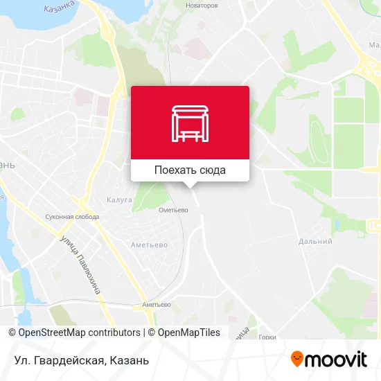 Карта Ул. Гвардейская