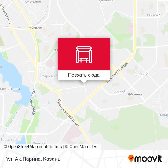 Карта Ул. Ак.Парина