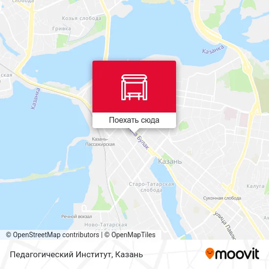 Карта Педагогический Институт