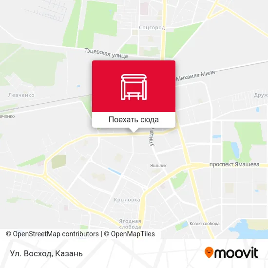 Карта Ул. Восход