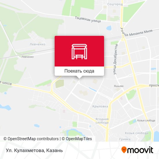 Карта Ул. Кулахметова