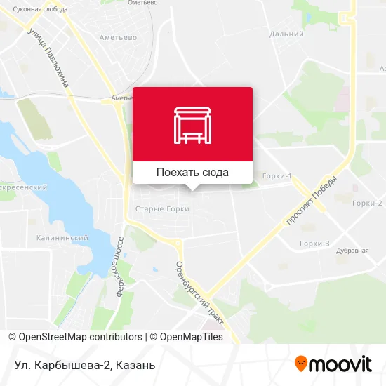 Карта Ул. Карбышева-2