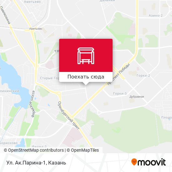 Карта Ул. Ак.Парина-1