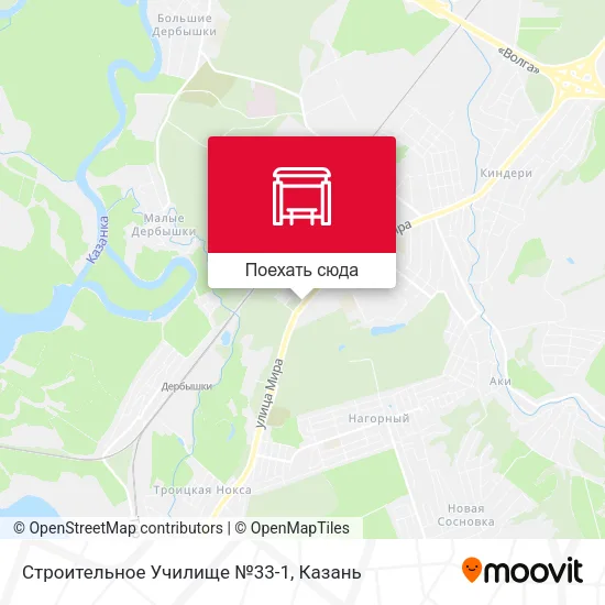 Карта Строительное Училище №33-1