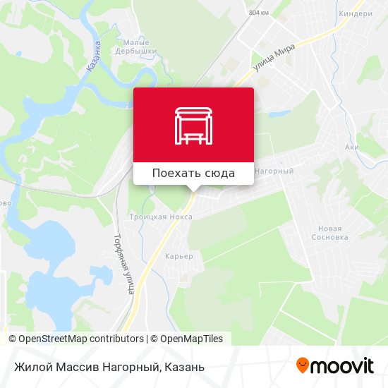 Карта Жилой Массив Нагорный