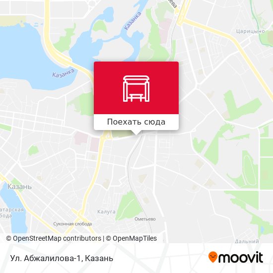 Карта Ул. Абжалилова-1