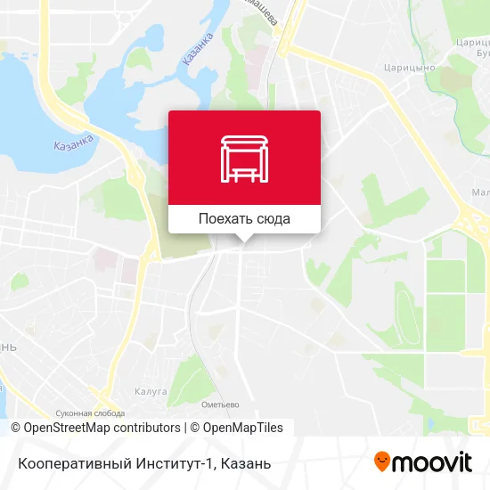 Карта Кооперативный Институт-1