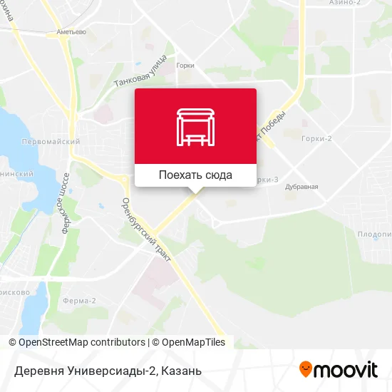 Карта Деревня Универсиады-2