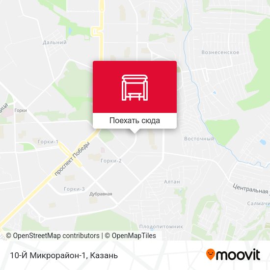 Карта 10-Й Микрорайон-1