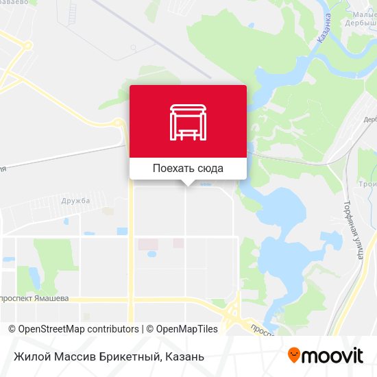 Карта Жилой Массив Брикетный