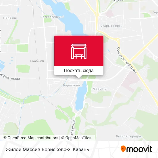 Карта Жилой Массив Борисково-2