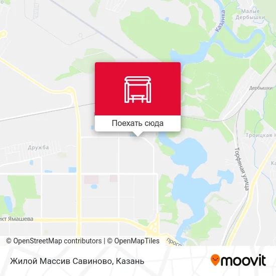 Карта Жилой Массив Савиново