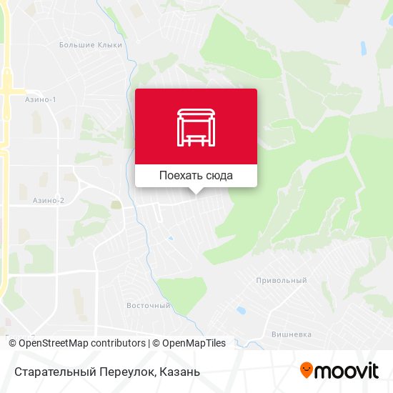 Карта Старательный Переулок