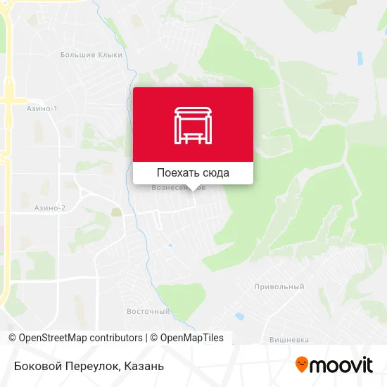 Карта Боковой Переулок