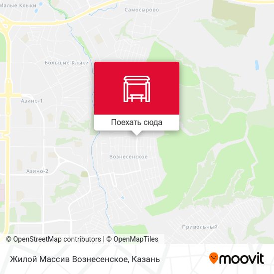 Карта Жилой Массив Вознесенское