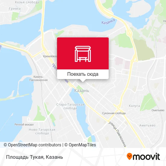 Карта Площадь Тукая