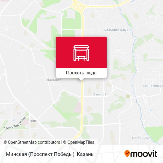 Карта Минская (Проспект Победы)