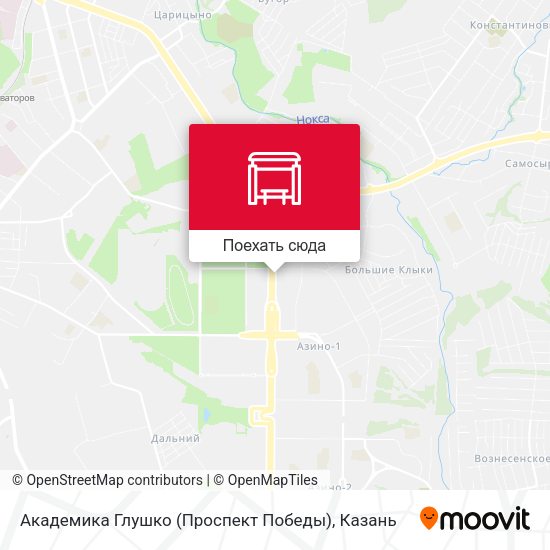 Карта Академика Глушко (Проспект Победы)