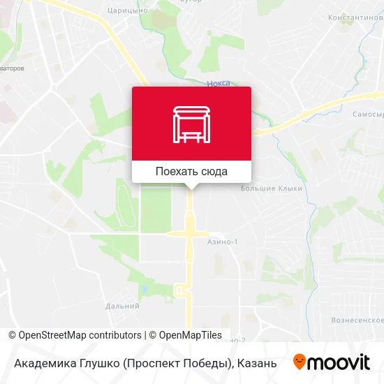 Карта Академика Глушко (Проспект Победы)