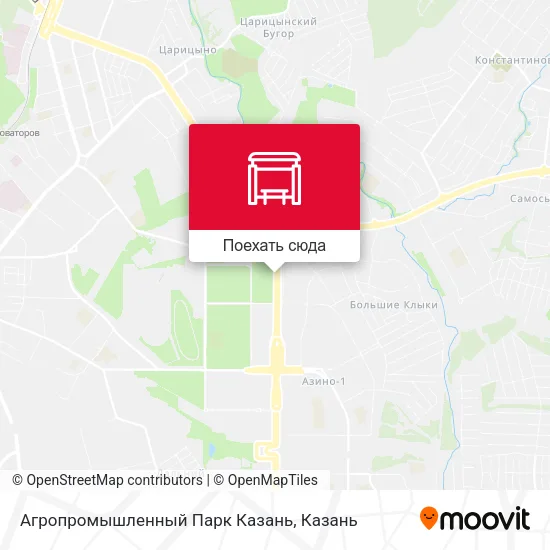 Карта Агропромышленный Парк Казань