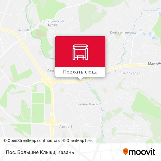 Карта Пос. Большие Клыки