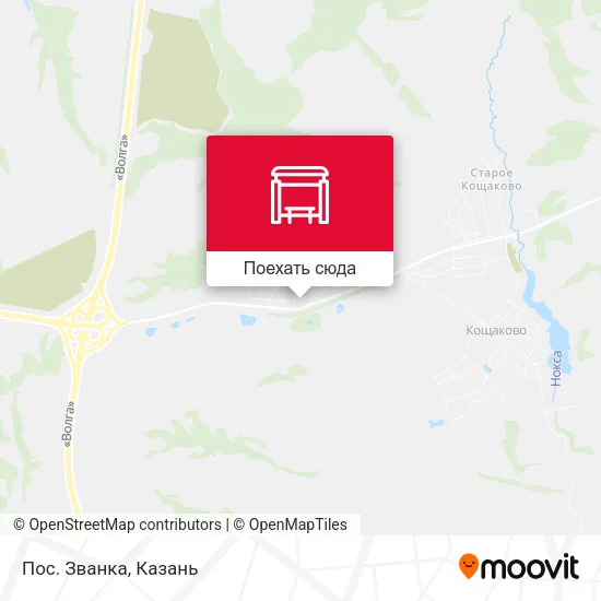 Карта Пос. Званка