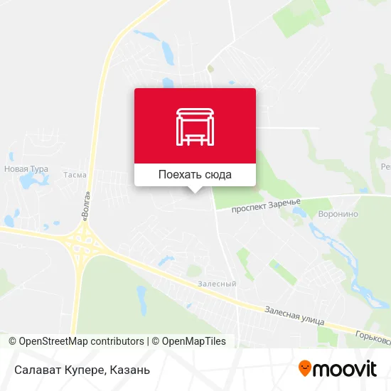 Карта Салават Купере