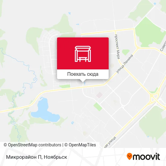 Карта Микрорайон П