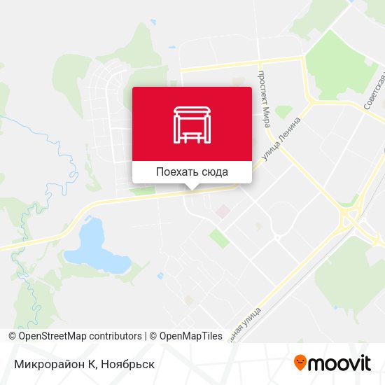 Карта Микрорайон К