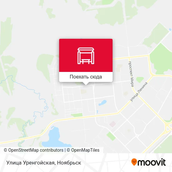 Карта Улица Уренгойская