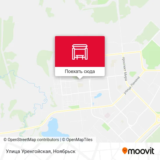 Карта Улица Уренгойская