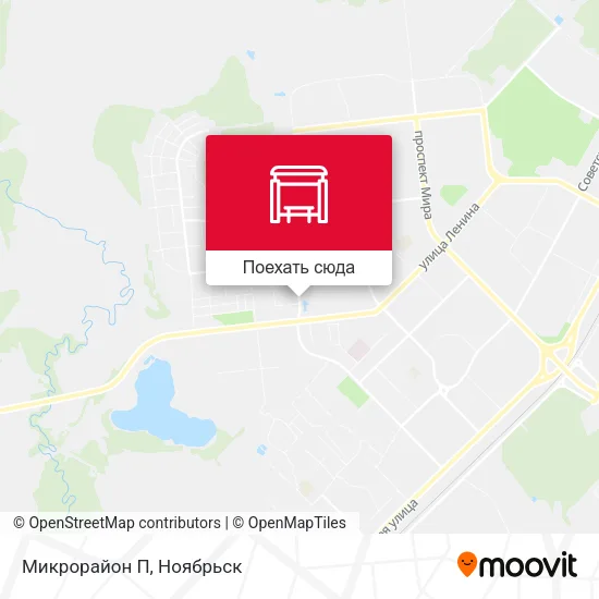 Карта Микрорайон П
