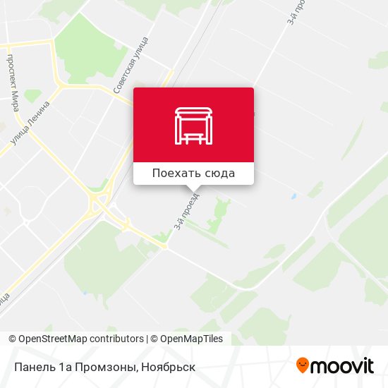 Карта Панель 1а Промзоны