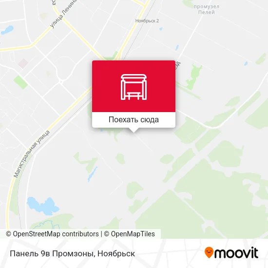 Карта Панель 9в Промзоны