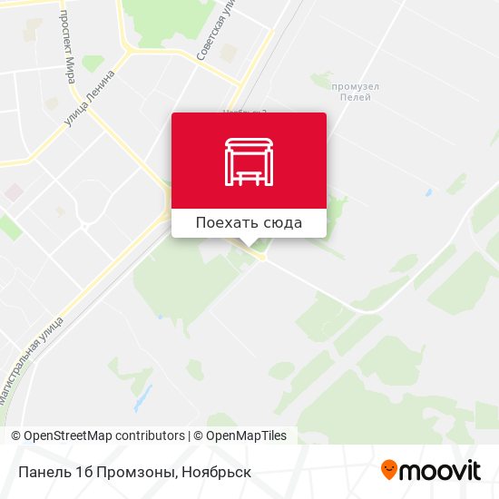 Карта Панель 1б Промзоны