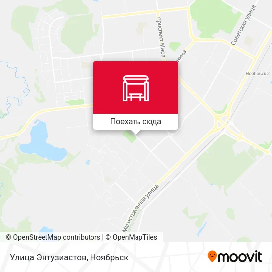 Карта Улица Энтузиастов
