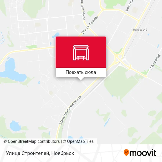 Карта Улица Строителей