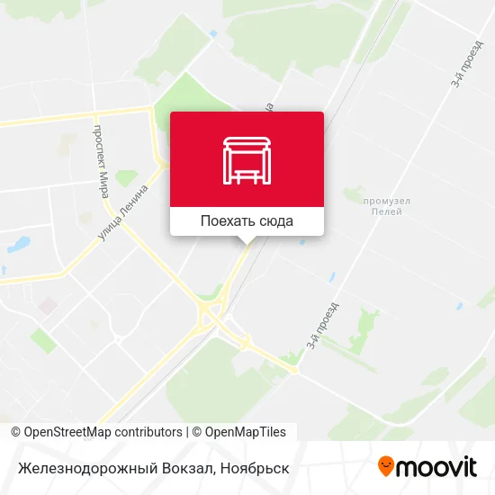 Карта Железнодорожный Вокзал